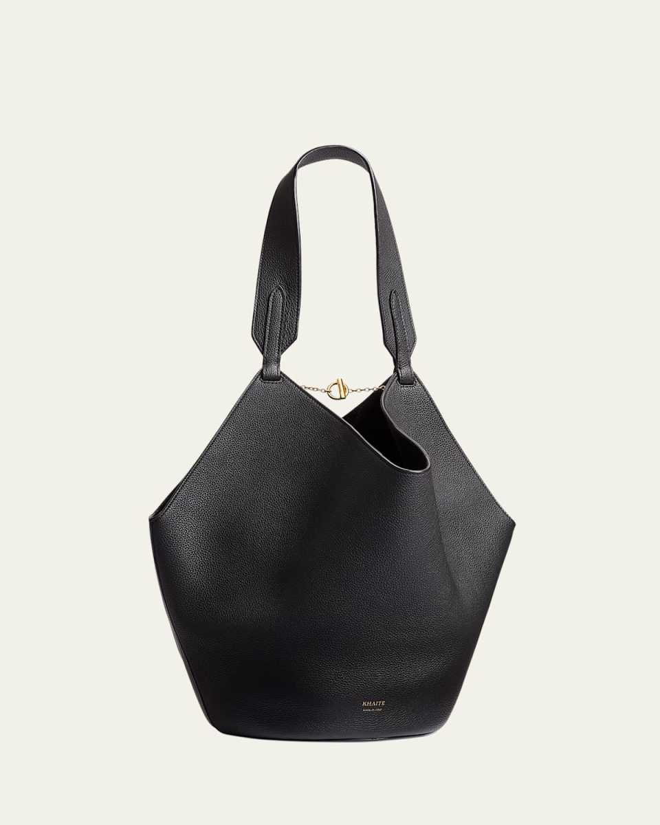 Lotus Small Calfskin Tote Bag